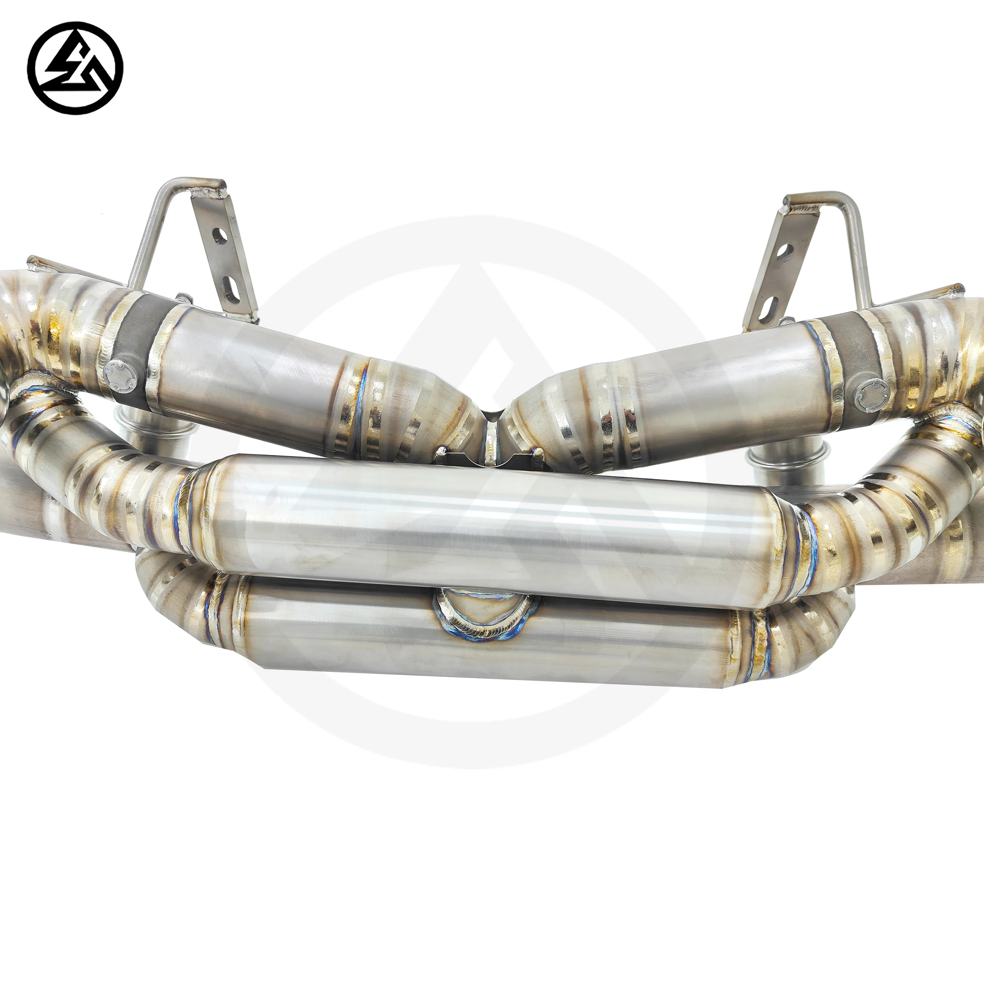 

Valvetronic Titanium Exhaust for Porsche Cayman 718 GT4 RS 4.0T Valved Axleback Muffler Exhaust Tips