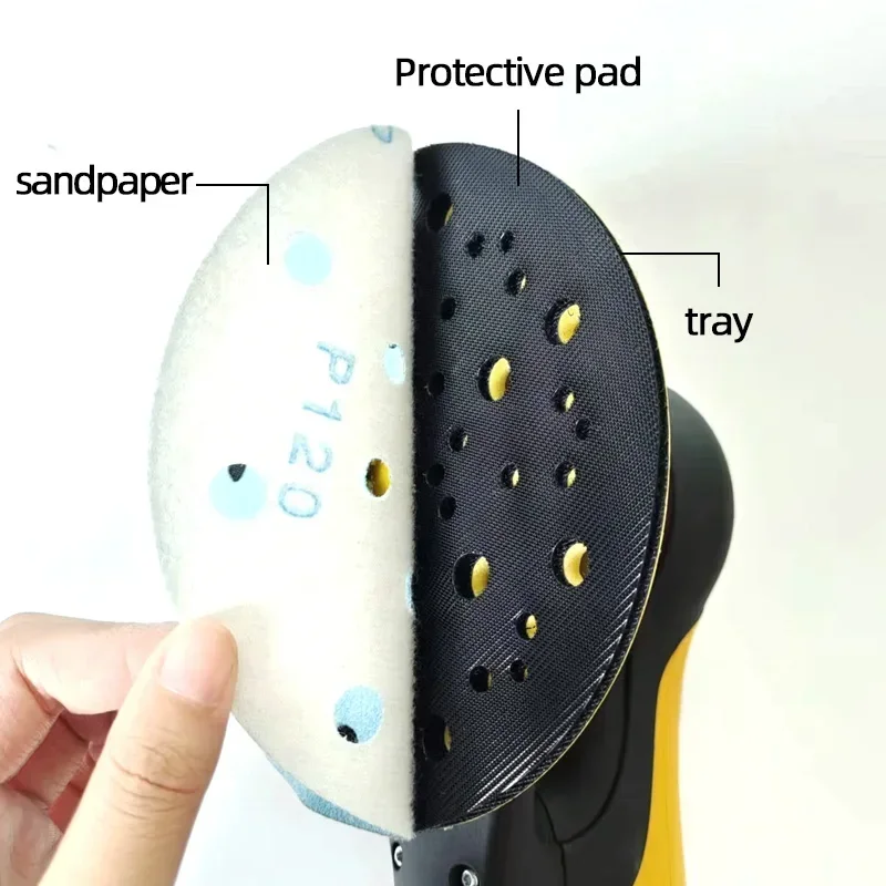 Almohadilla de protección para Mirka, almohadillas de interfaz ultrafinas de 6 pulgadas, almohadilla de lijado de gancho y bucle, almohadilla abrasiva autoadhesiva de protección