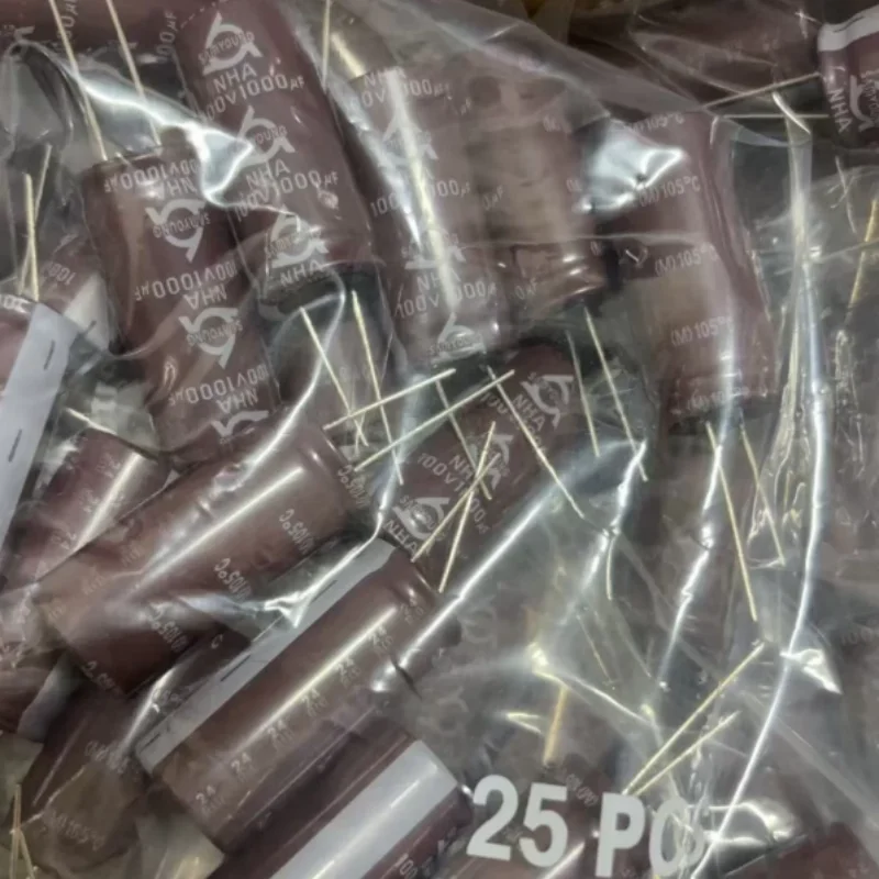 10PCS-100PCS  1000UF 100V Korean Sanying electrolytic capacitor 100V1000UF 18 * 40 NHA 105 degrees