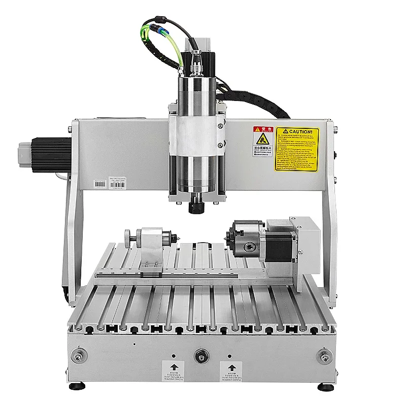 Metal CNC 6040 4 Axis 3D Router Wood Engraver Industrial CNC Milling Machine 1.5KW 2.2KW with Handwheel  Water Tank Tool Set