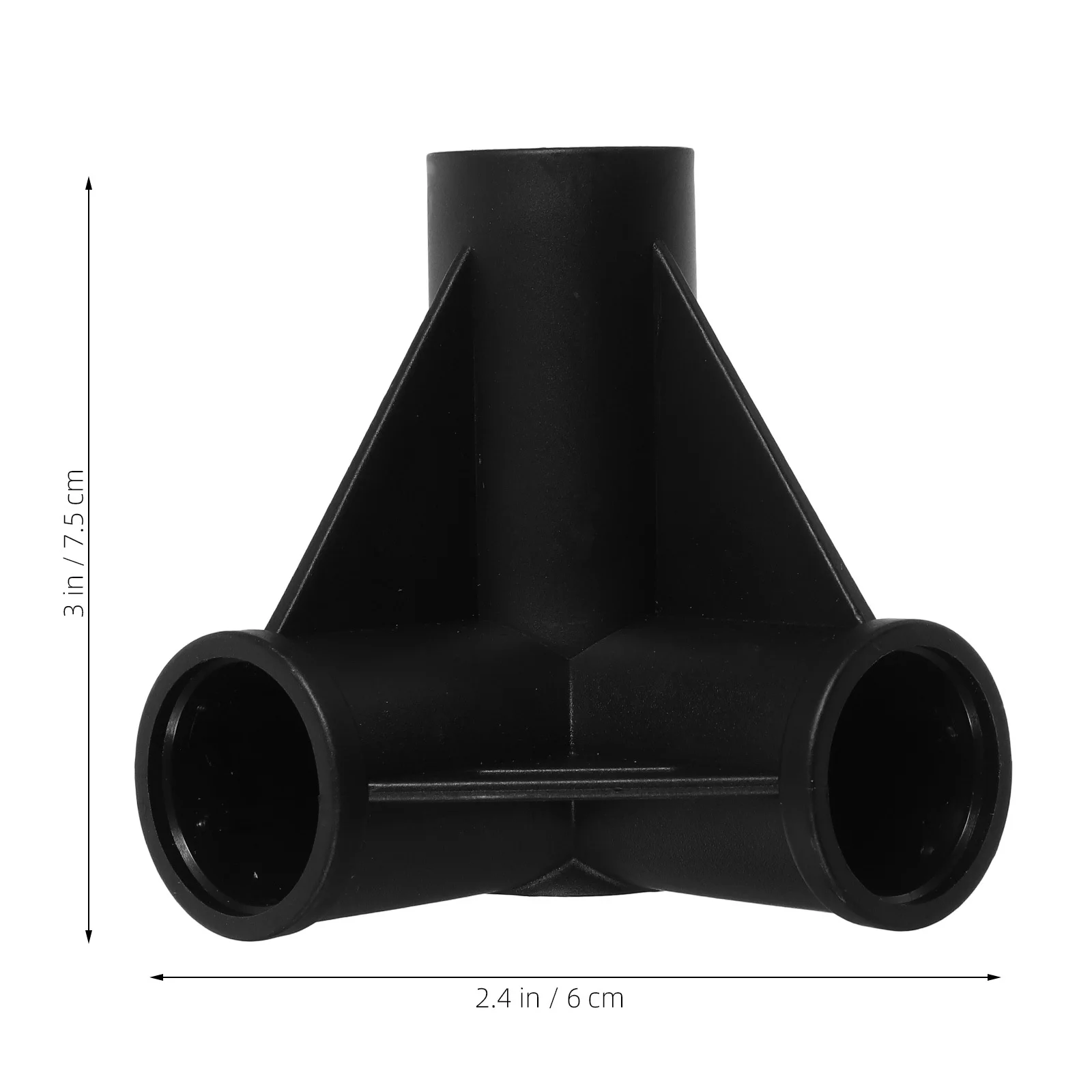 6 pezzi raccordi per tende a baldacchino connettori per tende per animali domestici affidabili asta in materiale ABS per struttura stabile installazione semplice