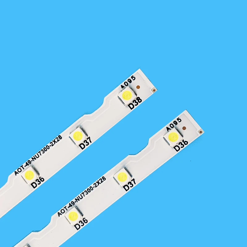 530mm 2pcs retroiluminação LED para Sam cantou UN49NU7100 UE49NU7300U UE49NU7140 UE49NU7100 BN61-15483A BN96-45953A LM41-00630A 45953B 00
