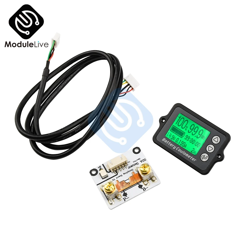 6133ALCD TK15 100A 350A Vehicle Battery Capacity Tester Car Current Power Monitor Indicator Ammeter Voltmeter Voltage Detector