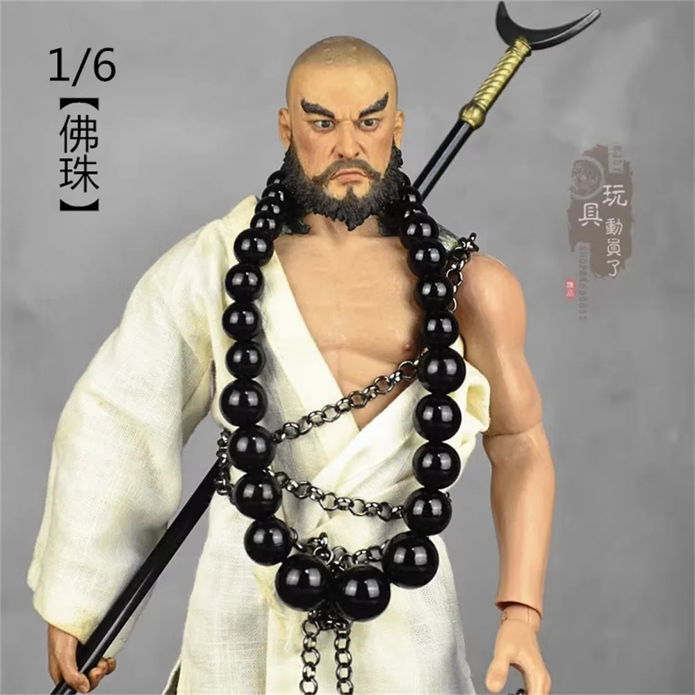 

YYDS 1/6 Soldier Doll Accessories Monk Sha Prayer Beads Plastic Model Toy For 12'' Action Figure Body In Stock
