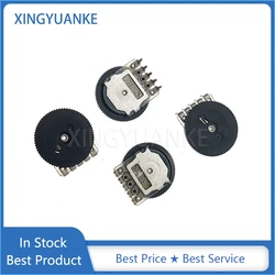 10PCS 14*1MM Gear Dial Turntable Adjustable Volume Potentiometer 14X1 Single Connection 5-Pin B500R B1K B10K B20K B50K