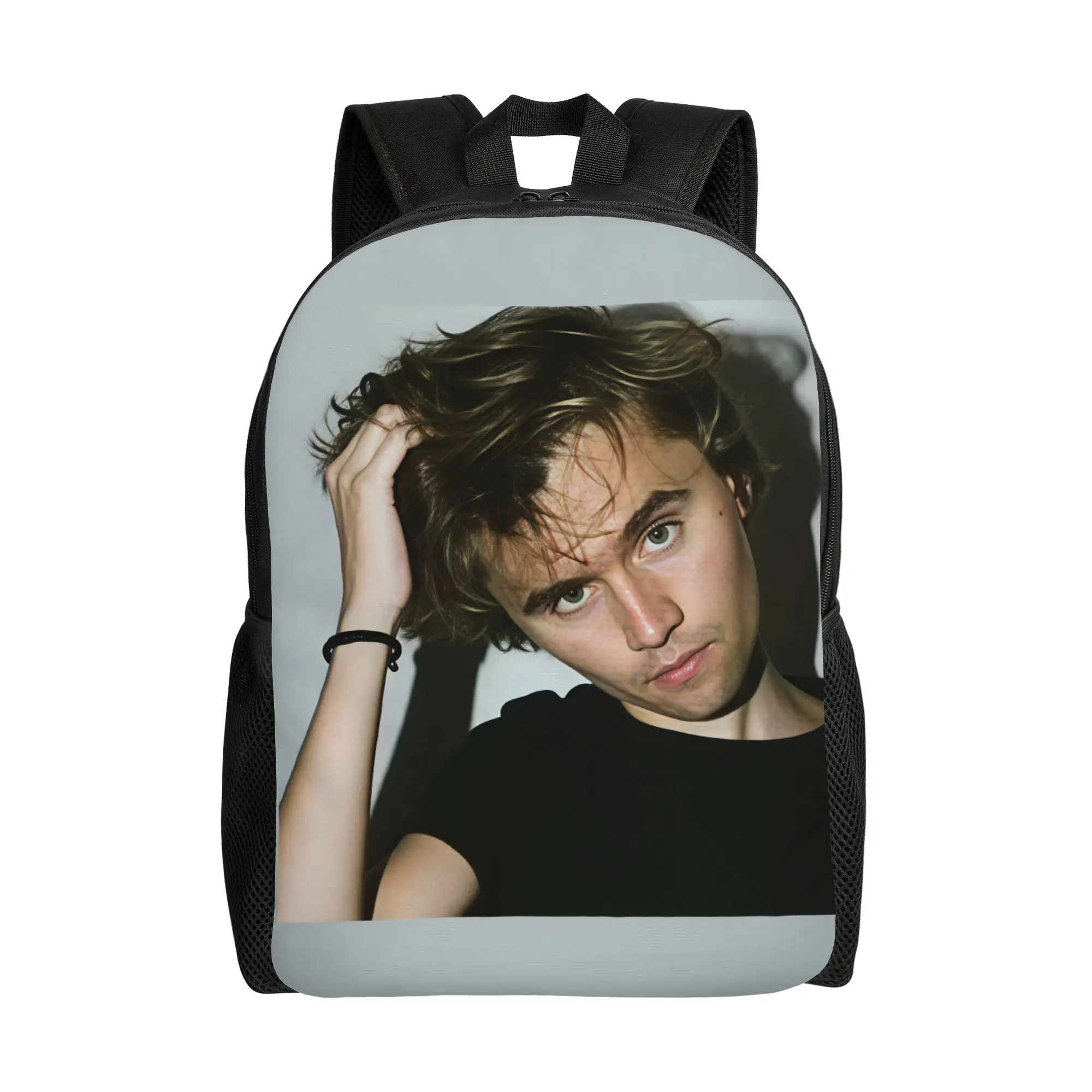 Charlie Kirk Messy Blonde Hair Backpack  Streetwear Backpacks Male Trekking Durable High School Bags Custom Rucksack