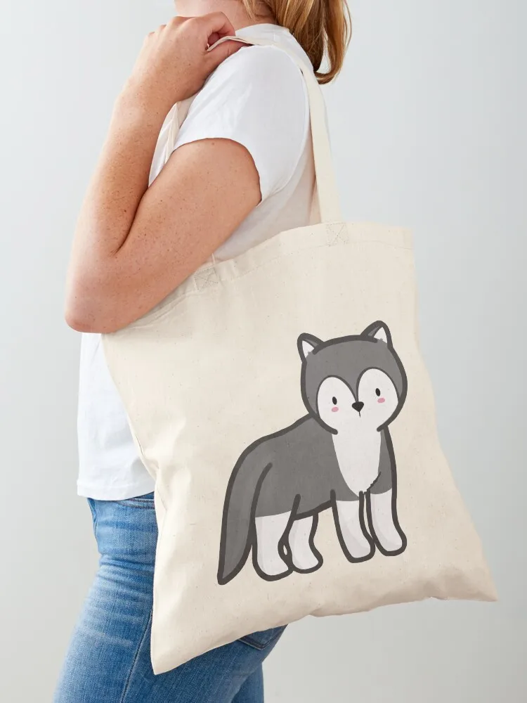 

Wolf Tote Bag reusable shopping bags supermarket folding bag Beach bag eco pack
