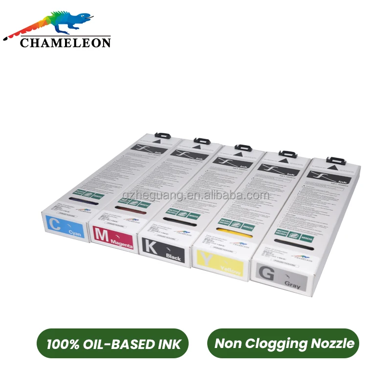 Chameleon No Code Reporting S-8446E-8450E Oil-Based Pigment Ink for Riso Comcolor GL9730 1000ml High-speed Inkjet Printer