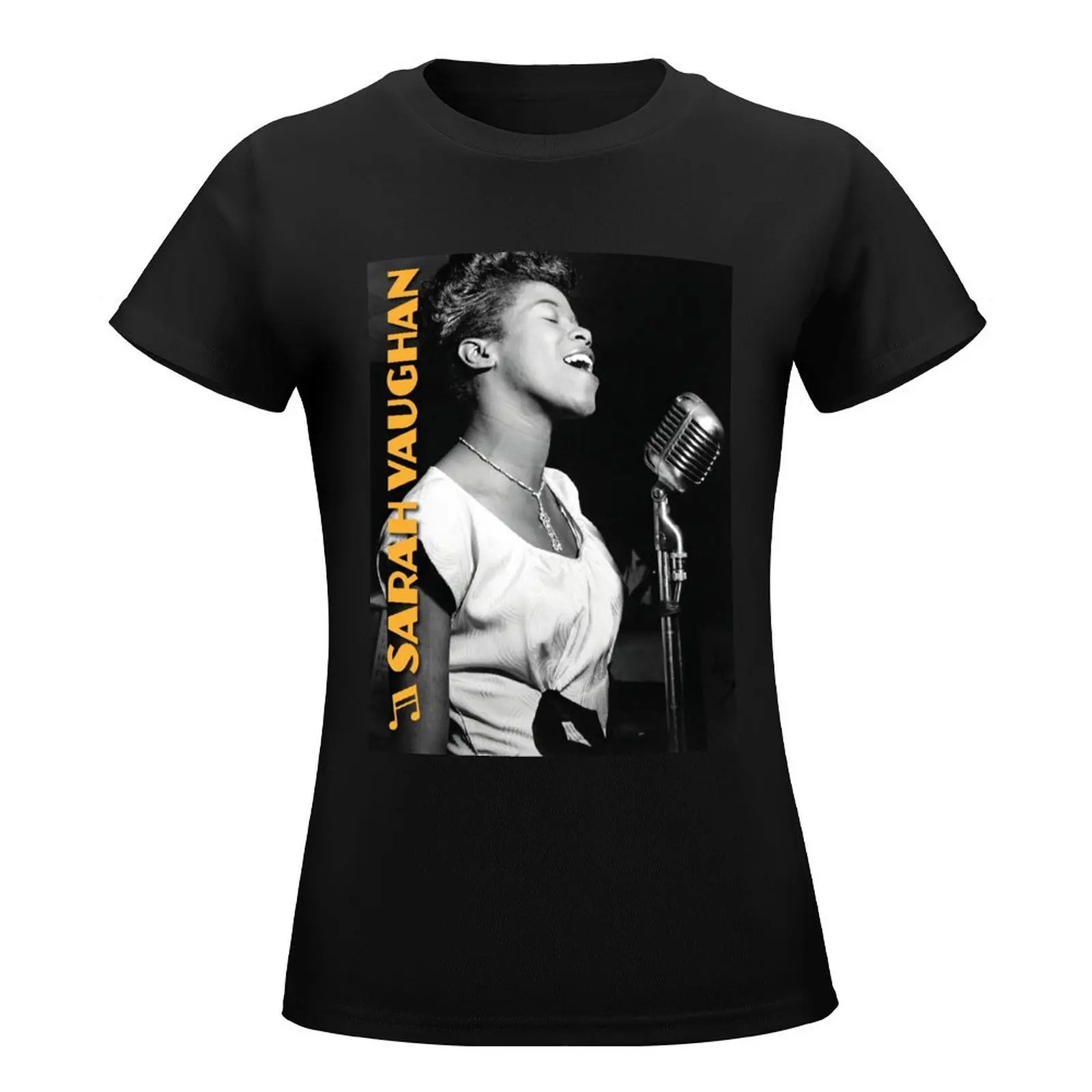 Sarah Vaughan T-Shirt plus sizes animal print shirt for girls female plain woman t shirt