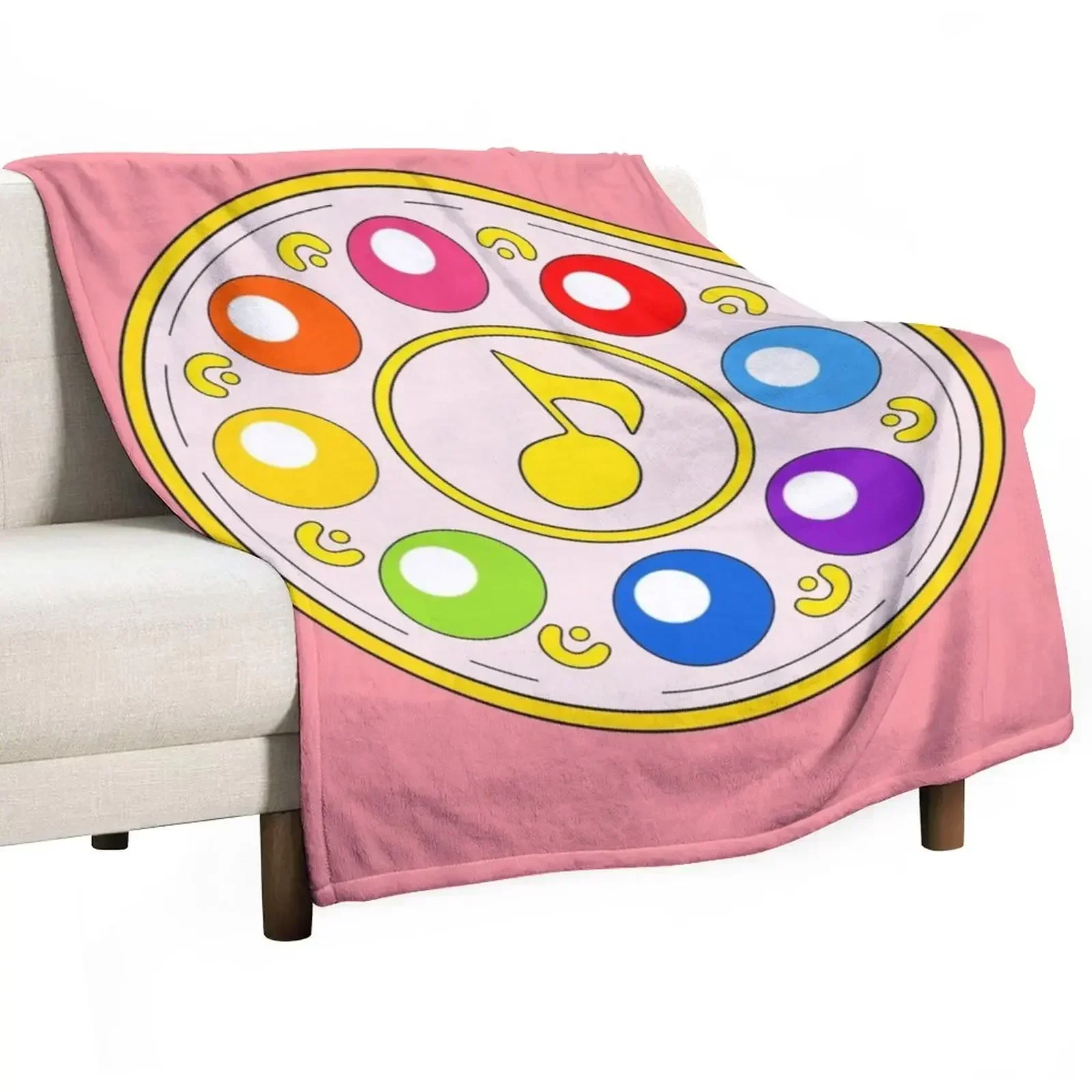 

Magical Doremi -Rhythm Tap/Minarai Tap Throw Blanket Modern Design Soft Blanket for Home Decor