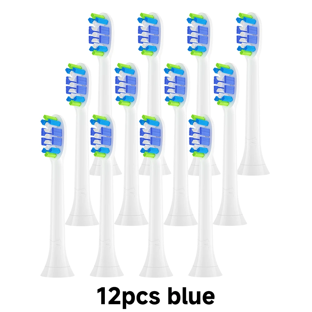 

8Pcs Replacement Brush Heads Compatible with Philips Sonicare DiamondClean HX5/HX6/HX9 Series Electric Toothbrush Heads HX6064