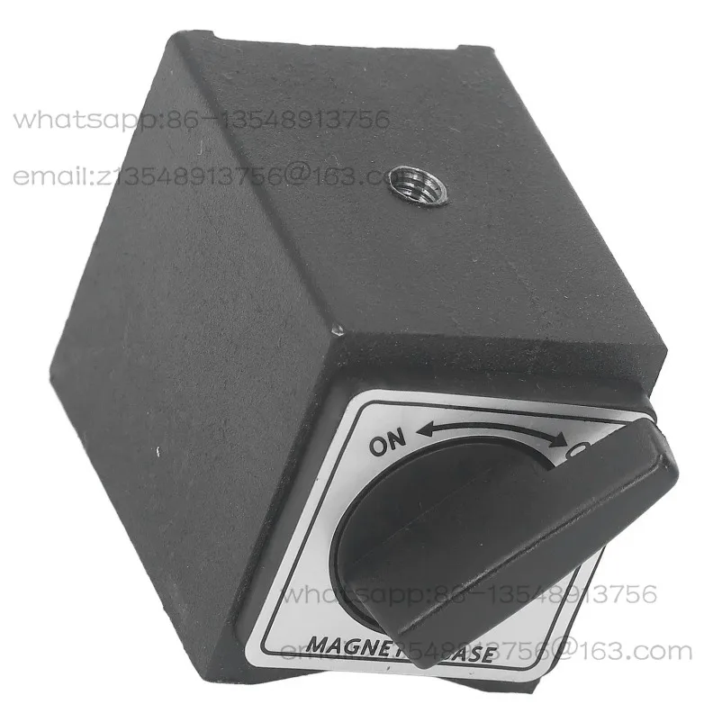 Magnetic Base Stand Base Holder High Hardness 33lb M5 Threaded Dial V Indicator Magnetic Base Stand Magnetic Holder Bed - view 3