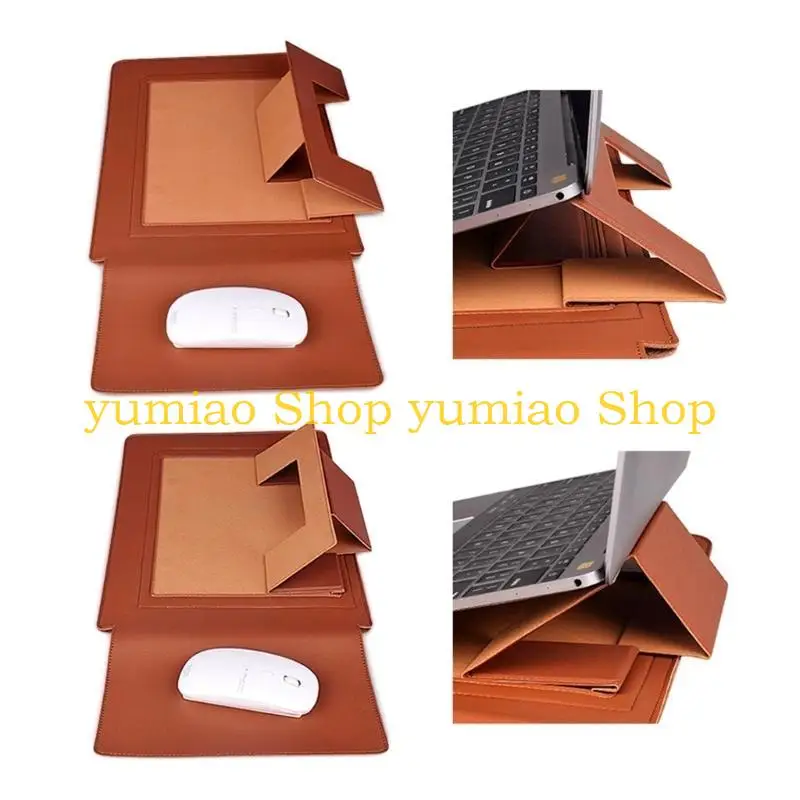 

587B 3 in 1 Laptop Bag Holder Case PU Leather 13/14/15/15.4inch Notebook Cover Sleeve