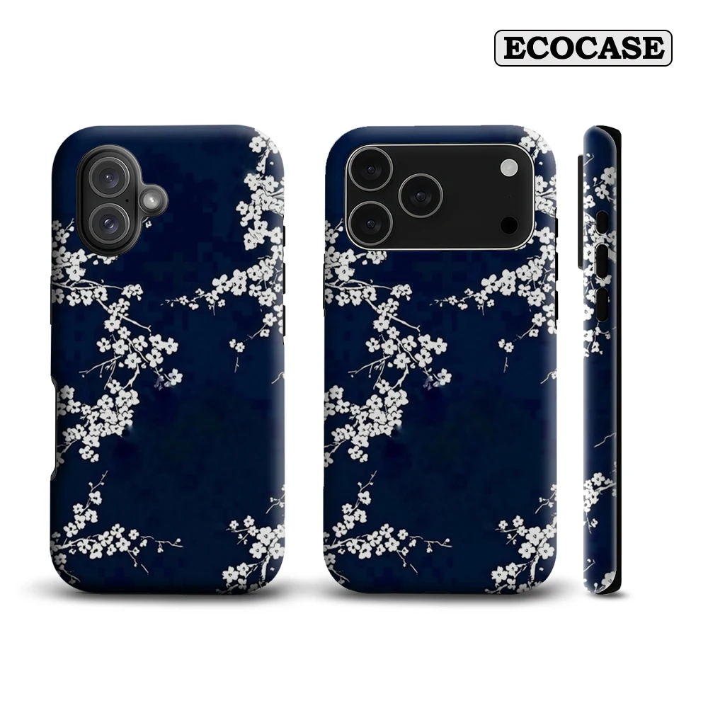 Midnight Blossom IPhone 17 Must-Haves Handyhülle für IPhone 17 16 15 14 13 12 11 Pro Max Plus Doppelschichtige Rückseite