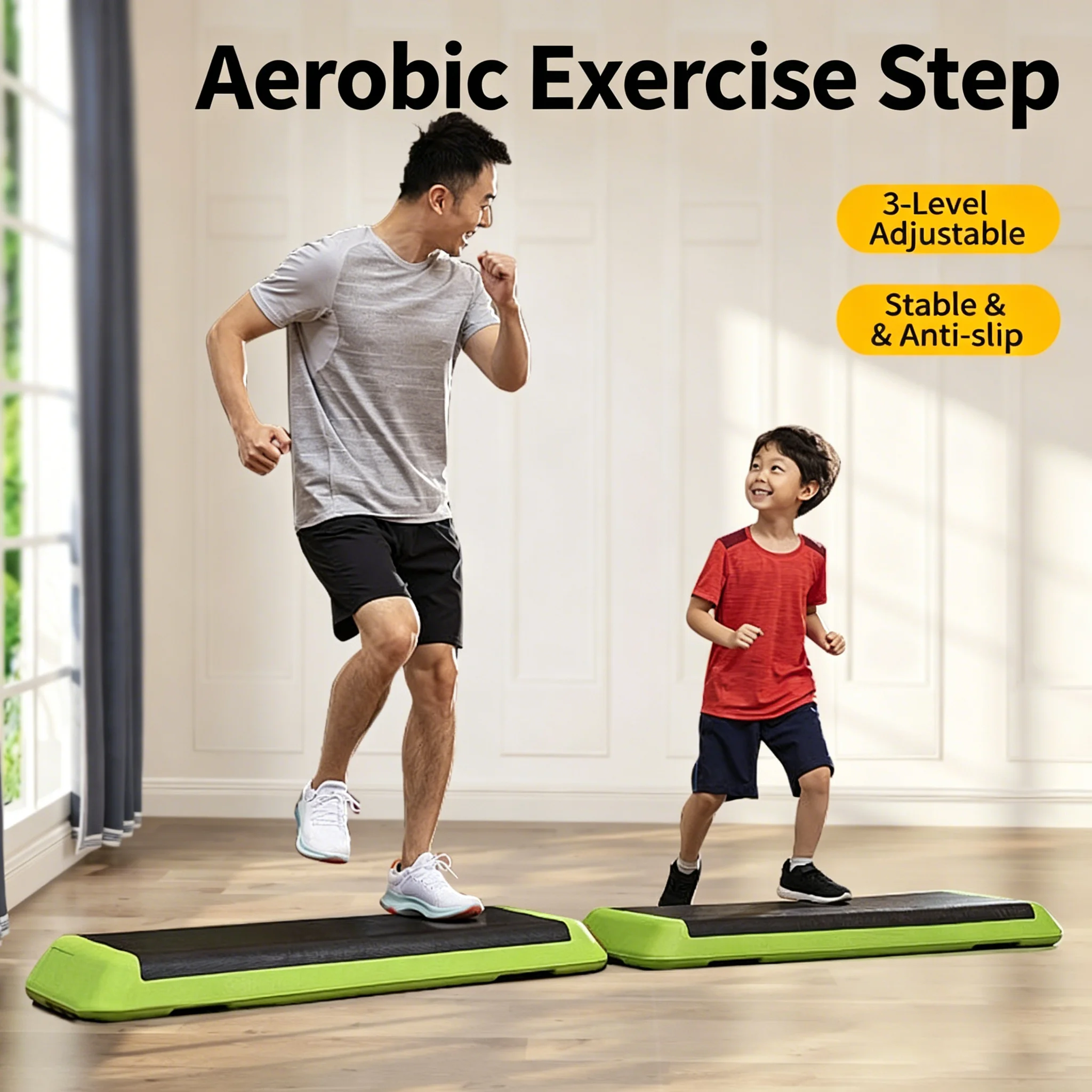 Home Yoga Aerobic Exercise Equipment Pedal Gym Stepping Steps for Children Physical Training Step Platforms