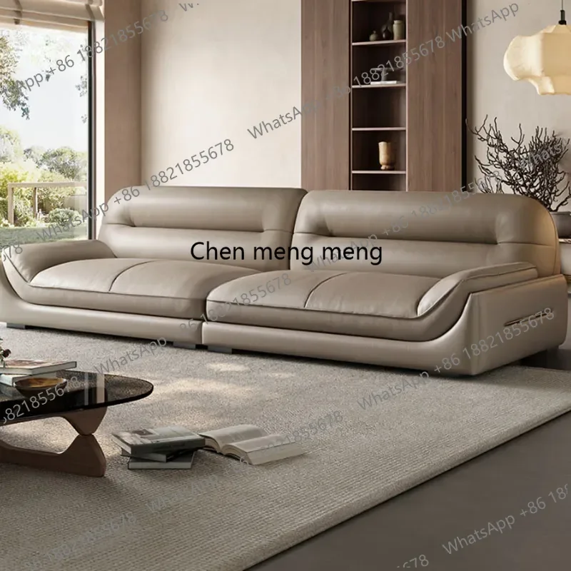 

Postmodern Leather Filler Sofa Living Room Luxury Italian Nordic Lazy Couch Recliner Lounge Salon Divano Postmodern Furniture