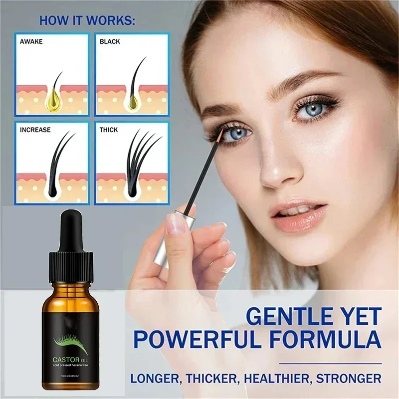 

Fast Eyelash Growth Serum 7 Days Natural Eyelash Enhancer Longer Fuller Thicker Curling Lash Treatment Eye Care Products Makeup