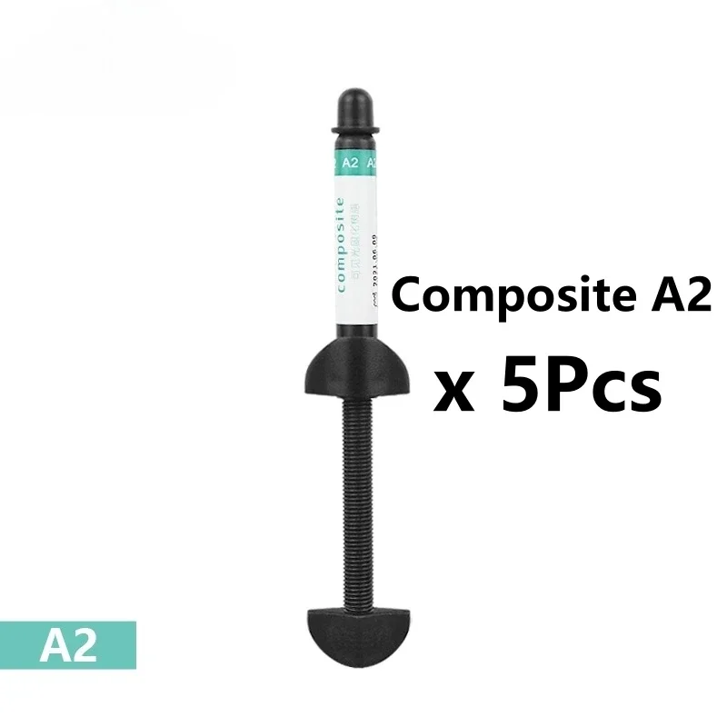 5 pz/kit resina dentale 4 g/pz materiale A1 A2 A3 flusso nano flusso fotopolimerizzabile materiale in resina composita strumenti di riempimento orale