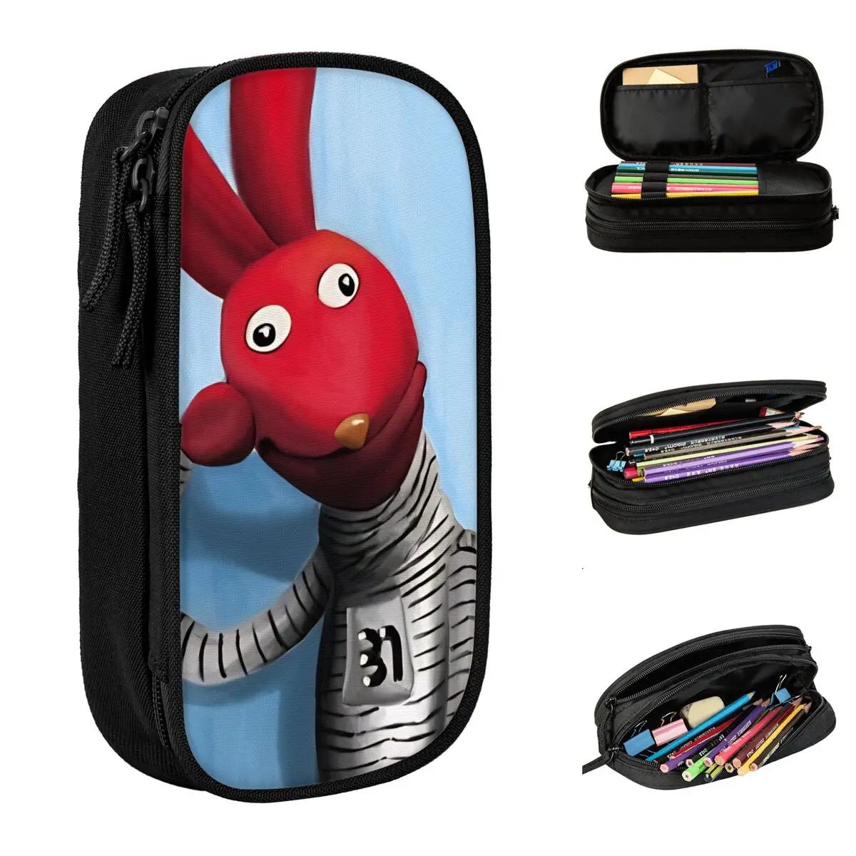 جوان كارلوس بودوك مقلمة كلاسيكية 31 دقيقة أكياس أقلام كرتونية فتاة صبي سعة كبيرة اللوازم المدرسية هدية صندوق رصاص