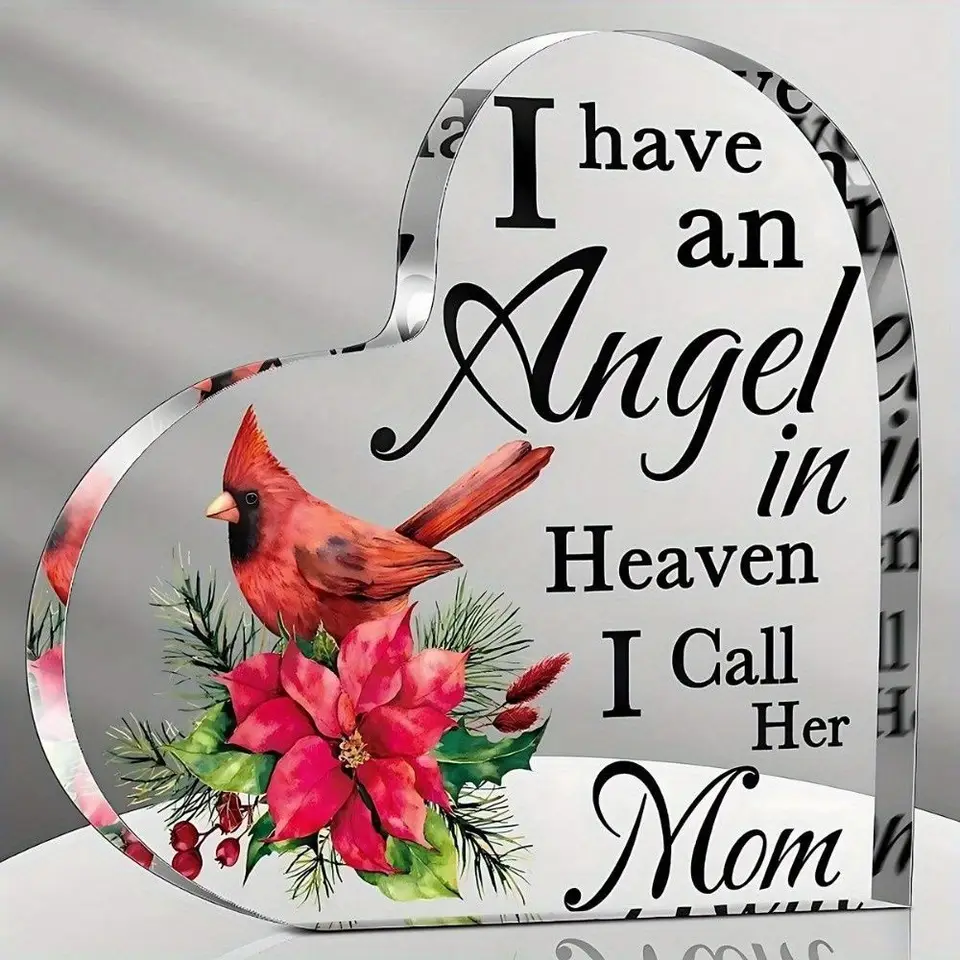 Red Cardinal Sympathy Gift for Loss of Mom