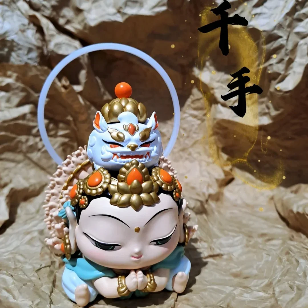 Fufutieite Huigan Hand Puppet Blind Box Ornament Good Luck Solution Museum PVC Dunhuang Bodhisattva Model Chinese Style Gift