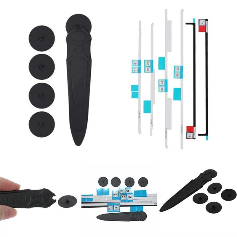 LCD Display Adhesive Strips Tape Opening Wheel Handle Tools Kit For Imac A1418 A1719