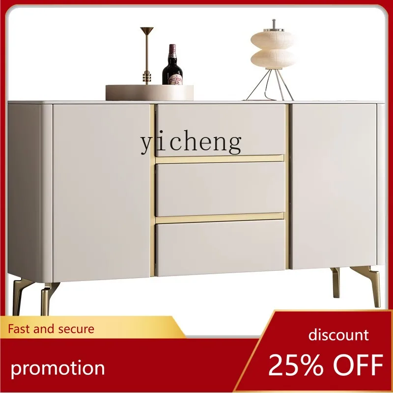 CZ Sideboard Modern Minimalist Water-Based Paint Storage Cabinet Locker Storage  Tea Cabinet Entrance Cabinet