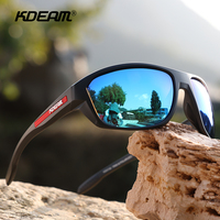NEW KDEAM Brand TR90 Polarized Sunglasses For Men High-Quality Sports Sun Glasses Fishing Male Shades For Cycling Black Eyewear