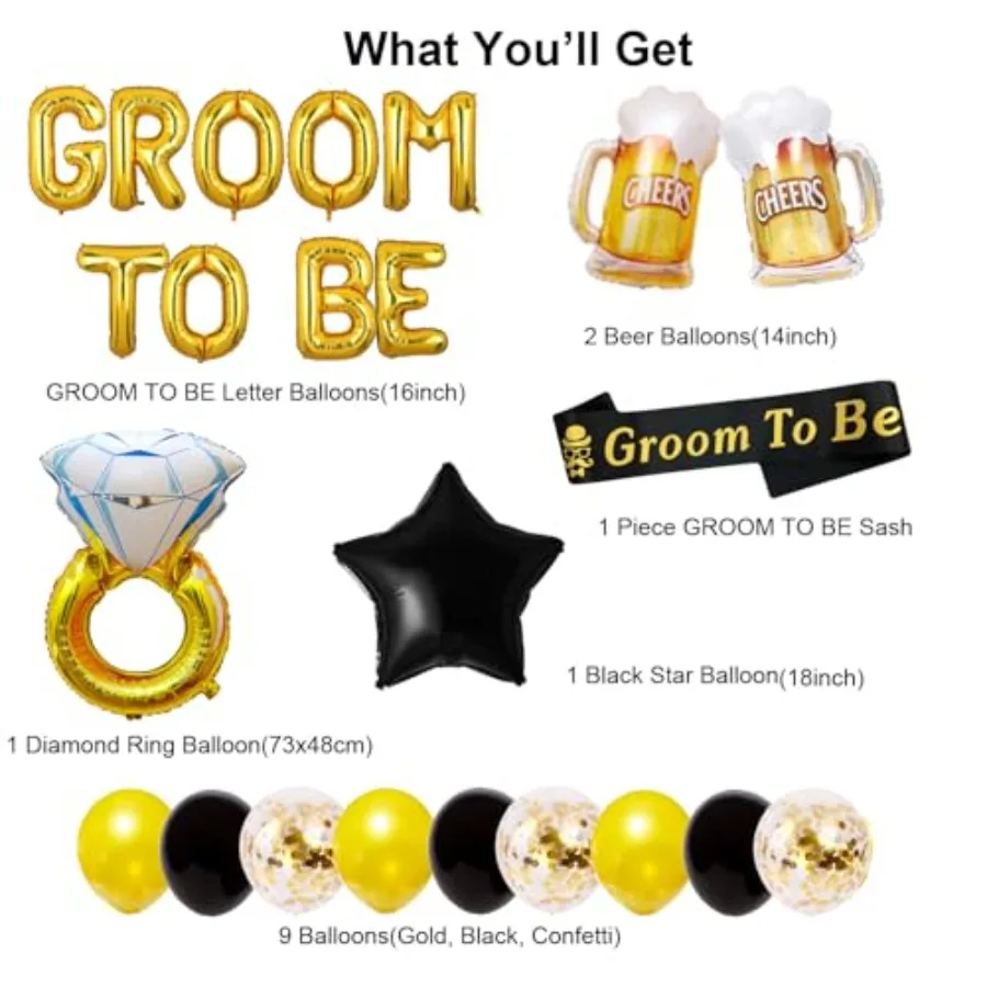 Украшения для мальчишника для мужчин, украшения для жениха, жених, пояс, воздушные шары, олень, ночь, помолвка, свадьба, свадебная обувь