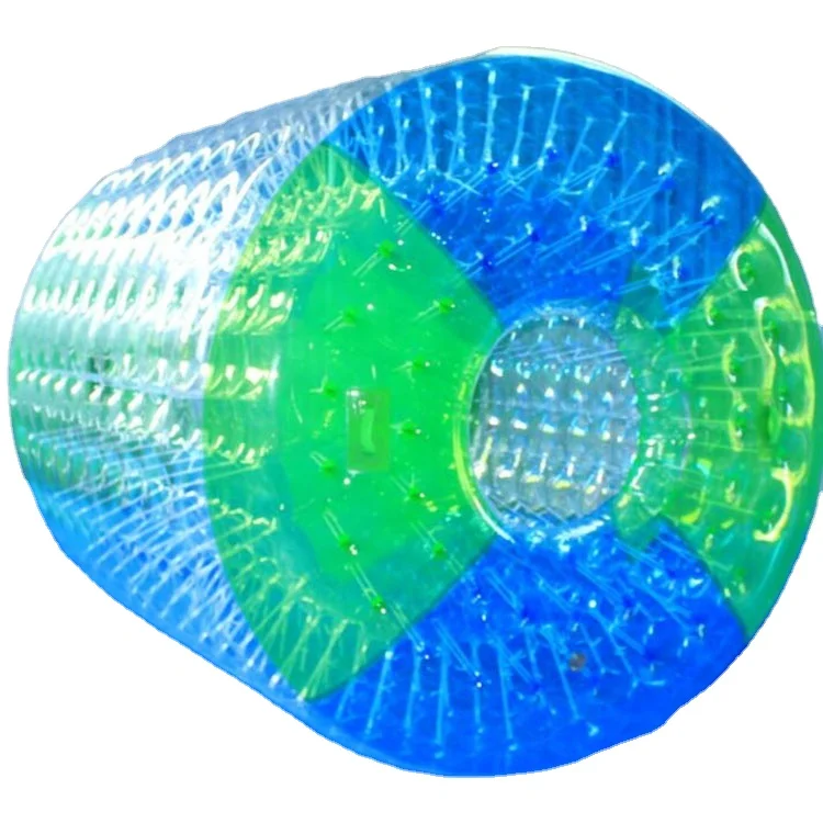 Customized Large PVC Clear Inflatable Walking Water Rolling Roller Balls Tube Toy Ball Unisex Water Balloon Water Park 1-2 Years