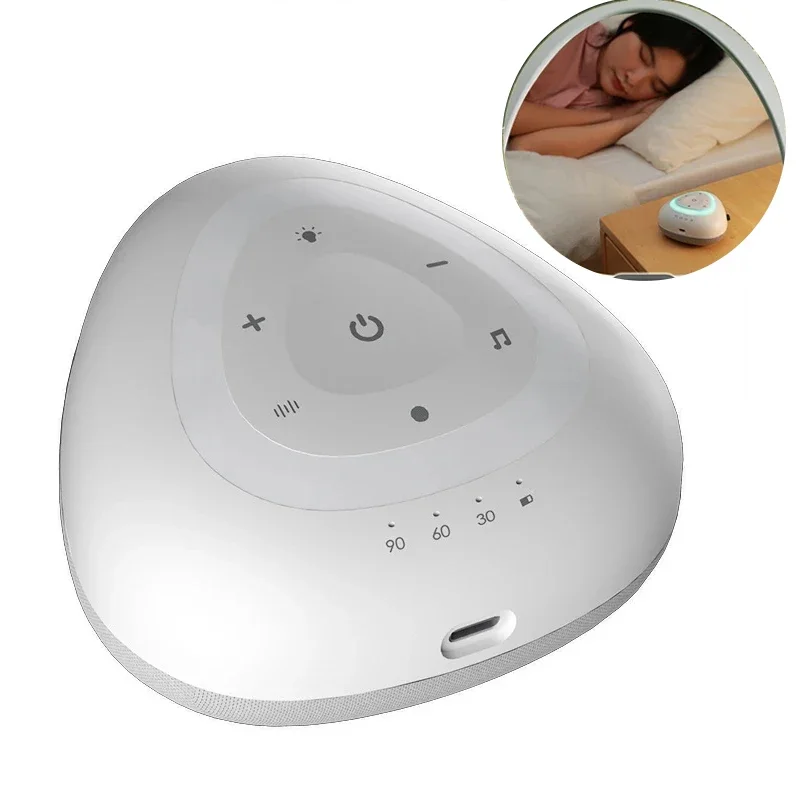 USB Sleep Auxiliary Machine White Noise Sleeping Instrument Anxiety Fast Sleep Device Brain Wave Music Improve Sleep Aid Travel