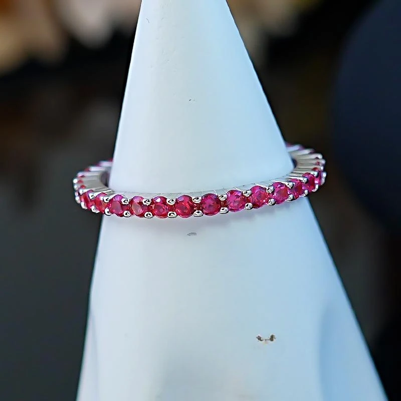 Karachis قوس قزح دائرة رقيقة 925 خاتم فضة صغير طازج بسيط عصري التراص المتخصصة الدائري شخصية الحد الأدنى مجوهرات