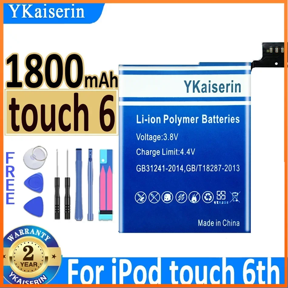 

Аккумулятор ykaisin Touch 4 5 6 для IPod Touch 4th 4th 6th 4 5 6 G A1641 /Nano 2 3 4 5 6 7 4th 5th 6th 7th Gen Bateria