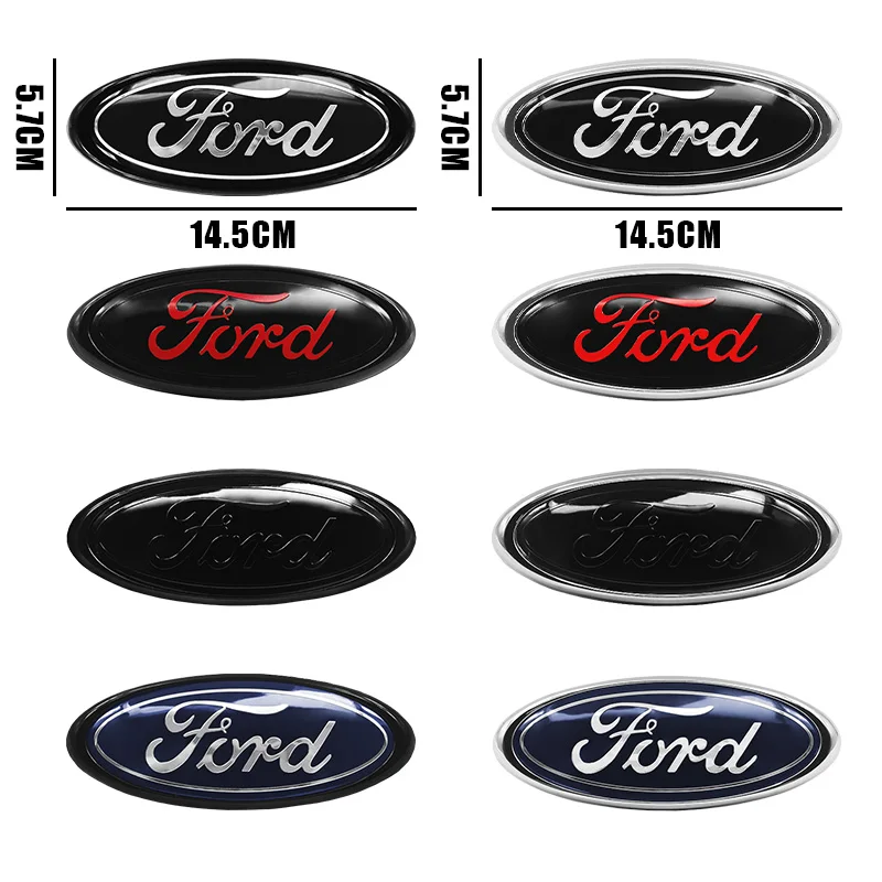 22.3 سنتيمتر 14.5 سنتيمتر سيارة التصميم شعار الجبهة مصبغة شعار الخلفي الجذع شارة اكسسوارات لفورد مونديو MK2 MK4 F150 F250 F250 GT GT500