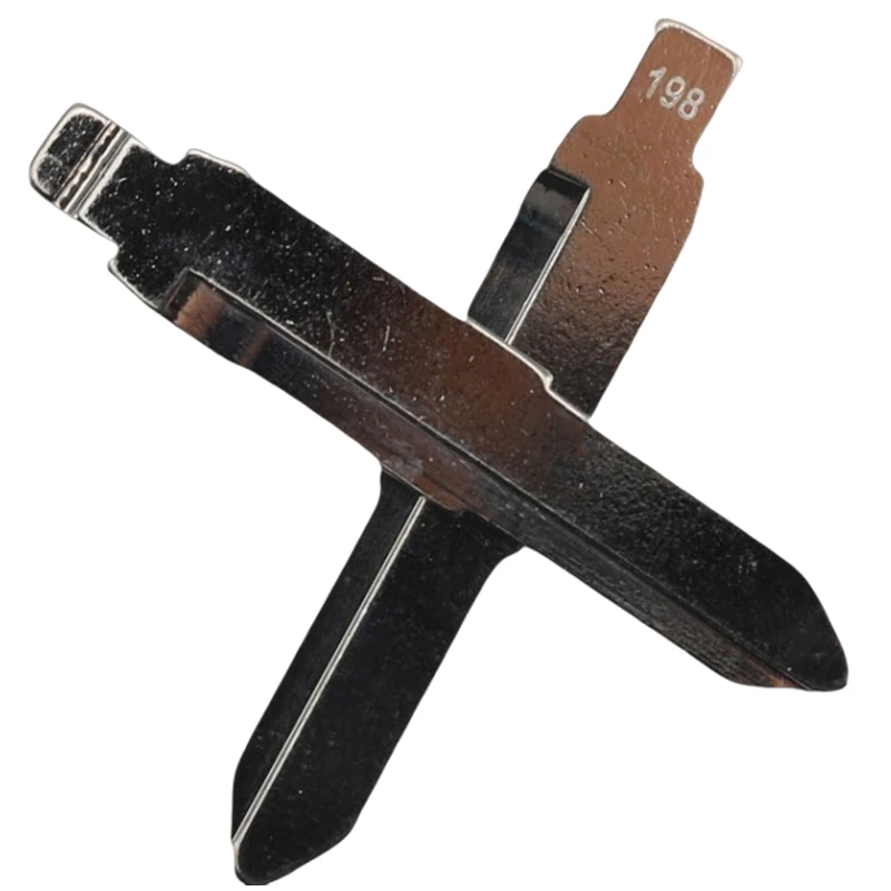 

OEM 50 шт 198 # Металлический пустой необрезанный лезвие дистанционного ключа для Isuzu для Keydiy KD Xhorse VVDI JMD