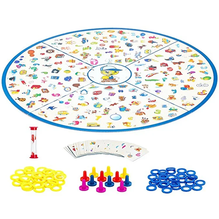 [Divertente] Detective Looking Chart Gioco da tavolo Puzzle Allenamento con reazione cerebrale Giochi di abbinamento per bambini e genitori Gioco per famiglie Giocattolo