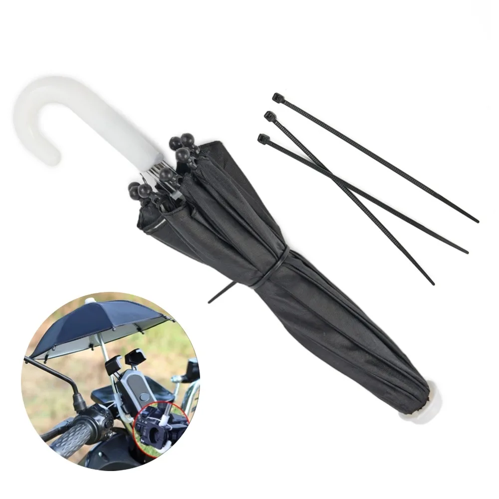 Phone Holder Mini Sunshades Motorcycle Umbrella Mini sunshade phone holder for motorcycles easy to attach and remove