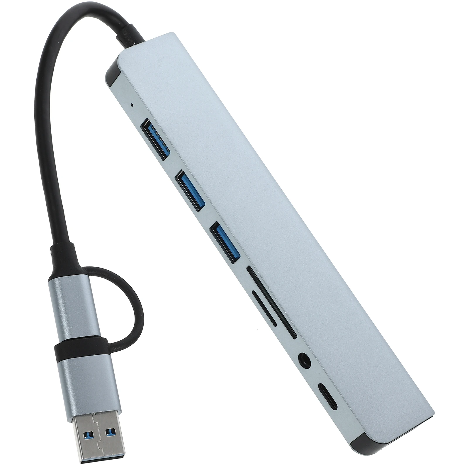 

Универсальная многопортовая док-станция USB-концентратора типа C для ноутбука, быстрая передача данных, адаптер с несколькими интерфейсами, компактный разветвитель