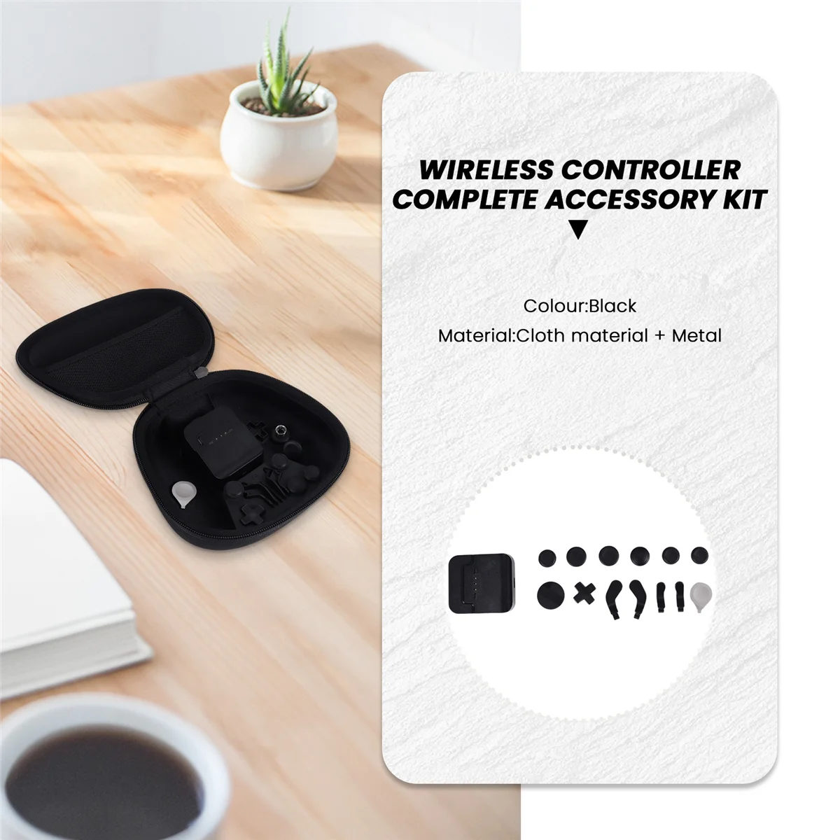 مجموعة أزرار حزمة الملحقات الكاملة لوحدة التحكم اللاسلكية GOB لسلسلة Xbox One Elite