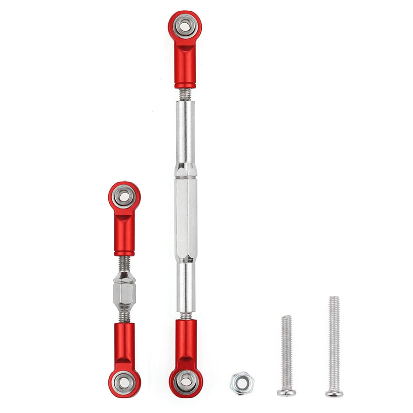 A49K-2X 17g metal engrenagem servo e haste de ligação direção servo montagem conjunto para wpl c14 c24 1/16 rc carro atualização peças acessórios