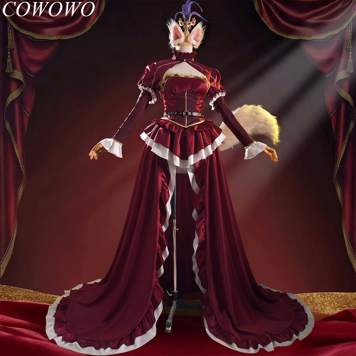 COWOWO Anime! Identity V Marie Archduchess QiZhen Fashion Game Suit Cosplay Costume Generous Dress Halloween Party Outfit Women