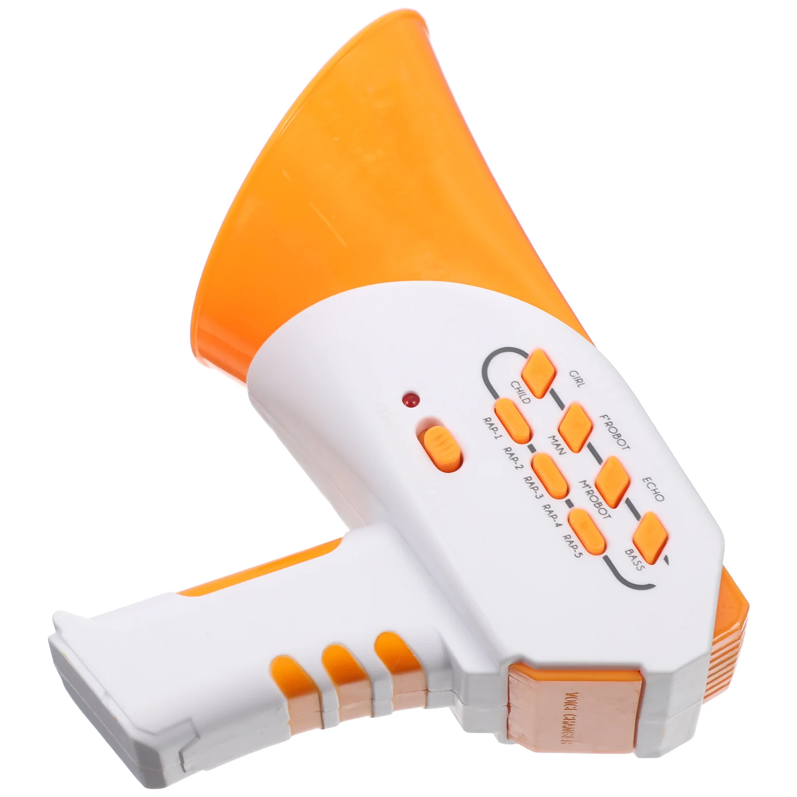 

Мегафон для изменения голоса, Хэллоуин, косплей, вечеринка, розыгрыш, 3 режима, чистый звук, экологически чистый пластик, легкий портативный оранжевый цвет