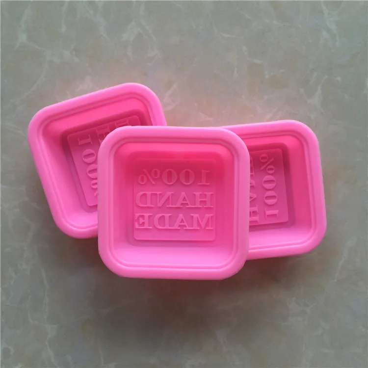 Single Manual, Silicone Small Square Soap Mold, Easy Demoulding XG175