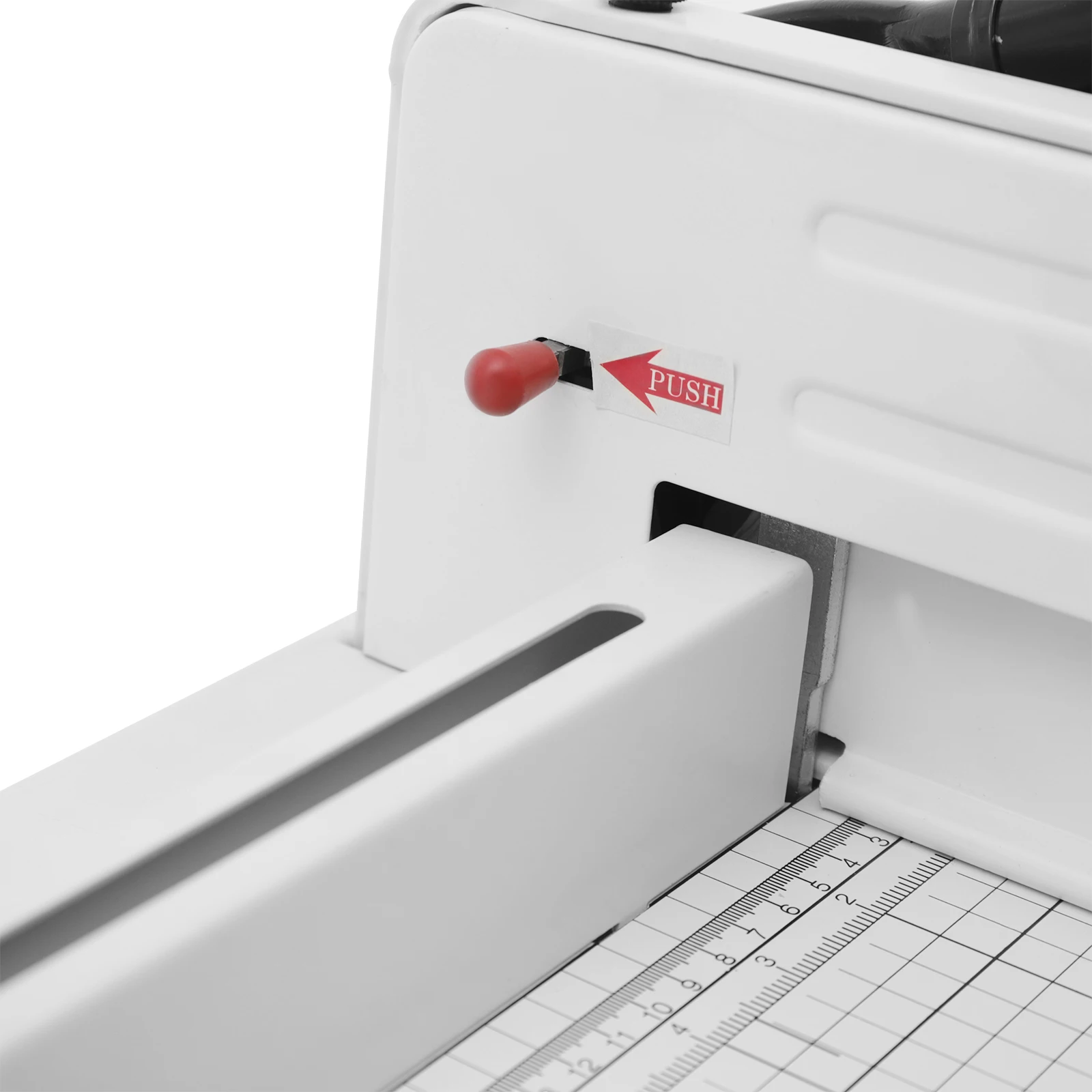 12in Manual Paper Cutter for all kinds of paper 40mm Thickness with Safety Lock Translucent Shield and Positioning Ruler