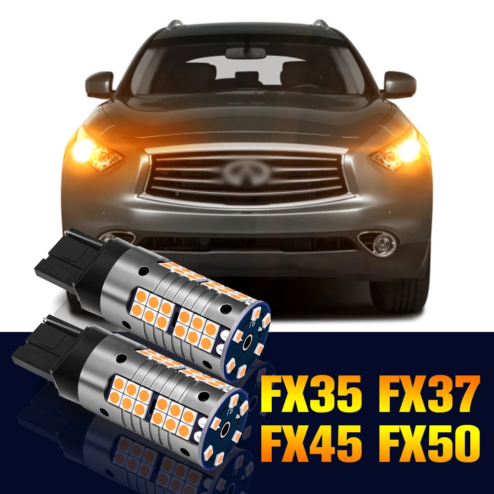 

2pcs LED Turn Signal Light Bulb Turning Lamp For Infiniti FX35 FX37 FX45 FX50 2003-2014 2009 2010 2011 2012 2013 Accessories