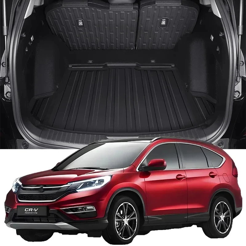 Upgrade TPE Car Rear Trunk Mats Storage Pads Cargo Tray Dustproof Waterproof Protecion Cushion For Honda CRV 2007-2024 2023 2022