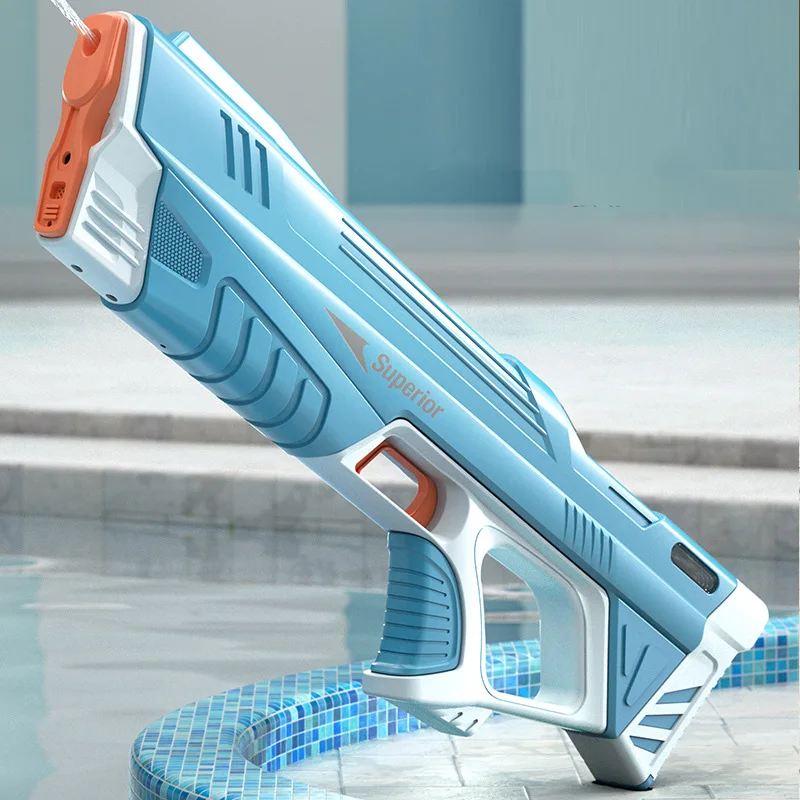 Nieuwe Auto LED Space Water Gun Fast Shooting, Elektrische Water Gun, Automatisch Speelgoed Grote Capaciteit Voor Kinderen en Volwassenen In Zomer Zwembad Party Beach (Grijs Hoge Versie Nieuwe Auto LED Space Water Gun Fast Shooting, Elektrische Water Gun, Automatisch Speelgoed Grote Capaciteit Voor Kinderen en Volwassenen In Zomer Zwembad Party Beach (Grijs Hoge Versie