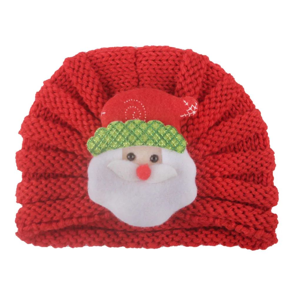 New Year Christmas Hat Sweater Knitted Beanie Christmas Light Up Knitted Hat Christmas Gift for Kids Xmas Decorations Hat