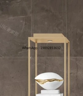 

window display stand, sales office, lobby ornament, hotel lobby, large floor-to-ceiling sculpture, marble pedestal base