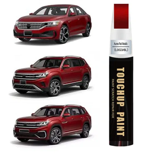 L0G3/6L Aurora Red Metallic Touch Up Paint for Volkswagen Car Paint Pen Scratch Repair Remover Pen Kit Exact Color Match